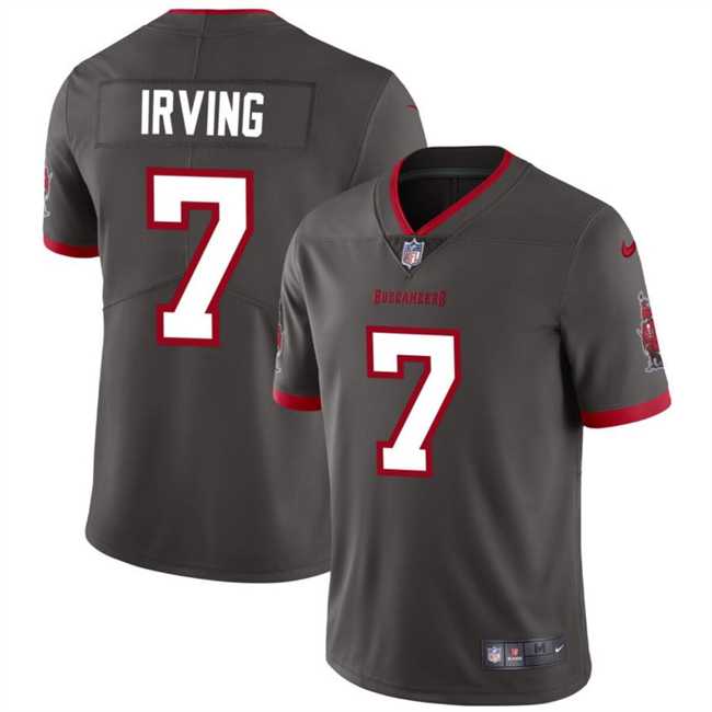 Men & Women & Youth Tampa Bay Buccaneers #7 Bucky Irving Grey Vapor Limited Stitched Jersey